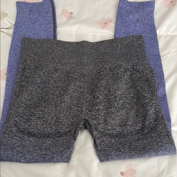 NWOT. Gymshark Gradient Leggings - Gray and Purple - Picture 4 of 4